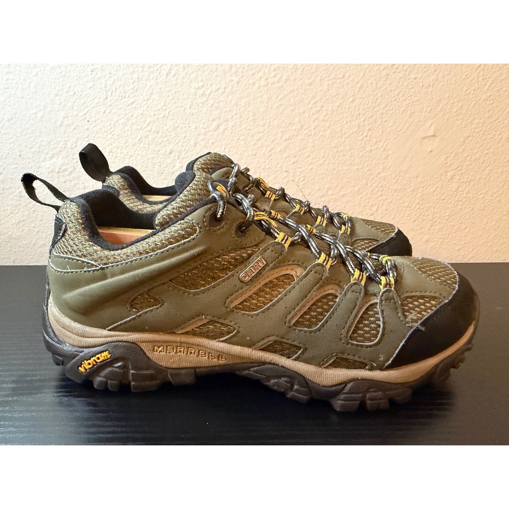 Merrell Moab 2 Waterproof Hiking Shoes Mens 9.5 Olive Green J32855 Vibram